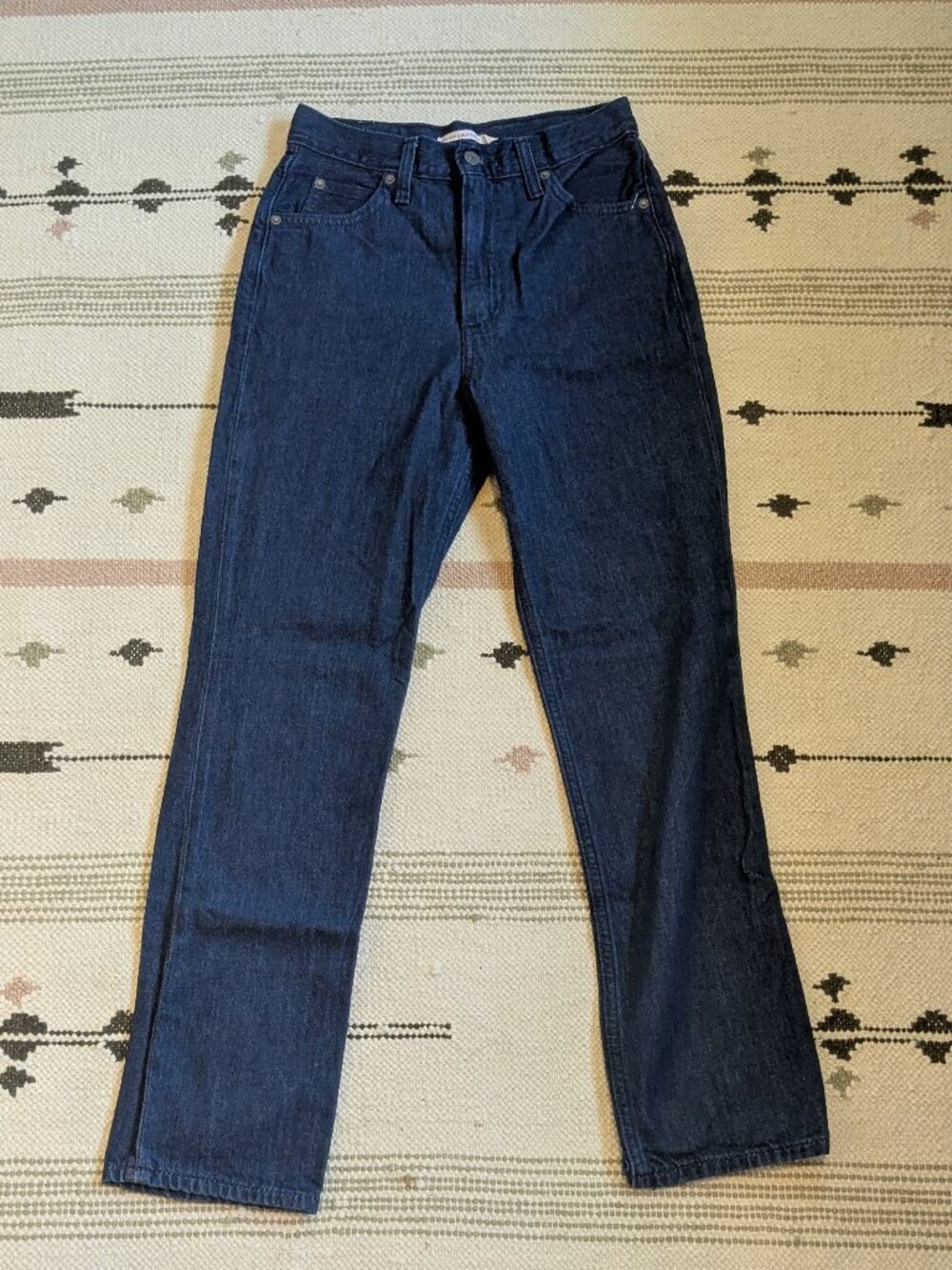 Levis Premium 70s Slim Straight  Blue Jeans Womens 26 High Rise #3174